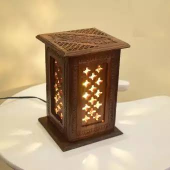 Side Table Lamps ( Wooden Lamp )