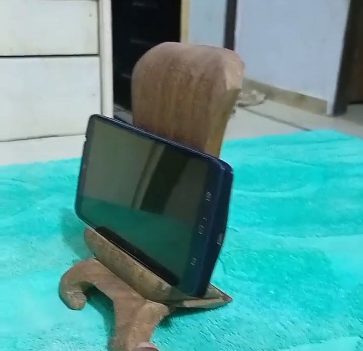 Hand made mobile stand