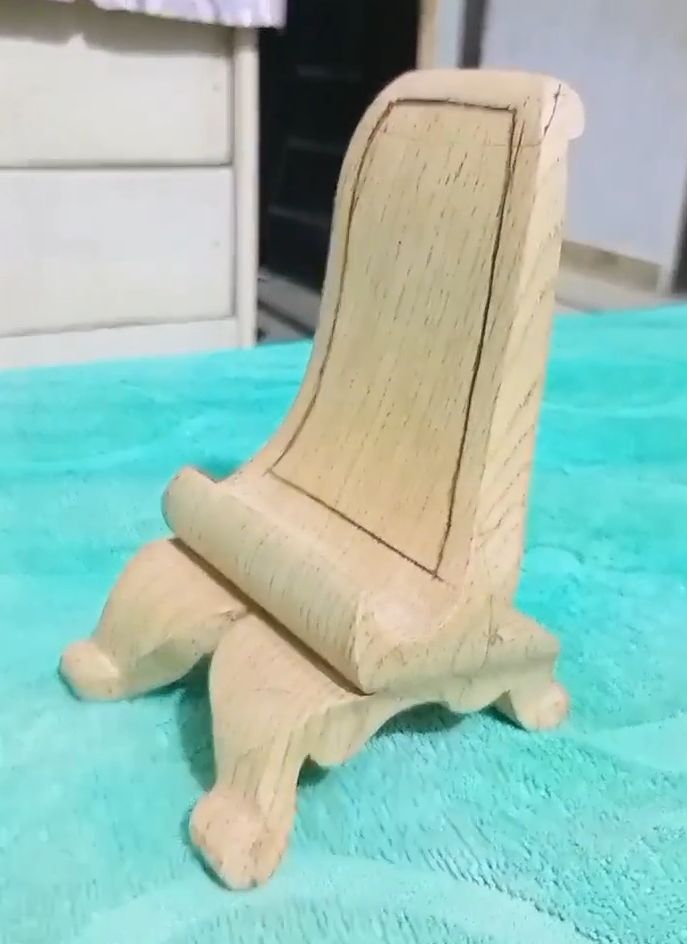 Hand made mobile stand