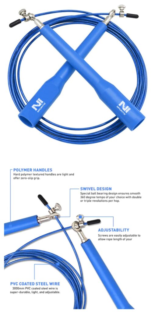Boxing Gloves, Skipping Ropes, Battle Ropes, Power Sand bags,