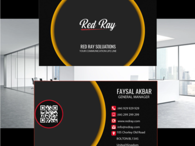 I will design professional unique and eye catching visiting card