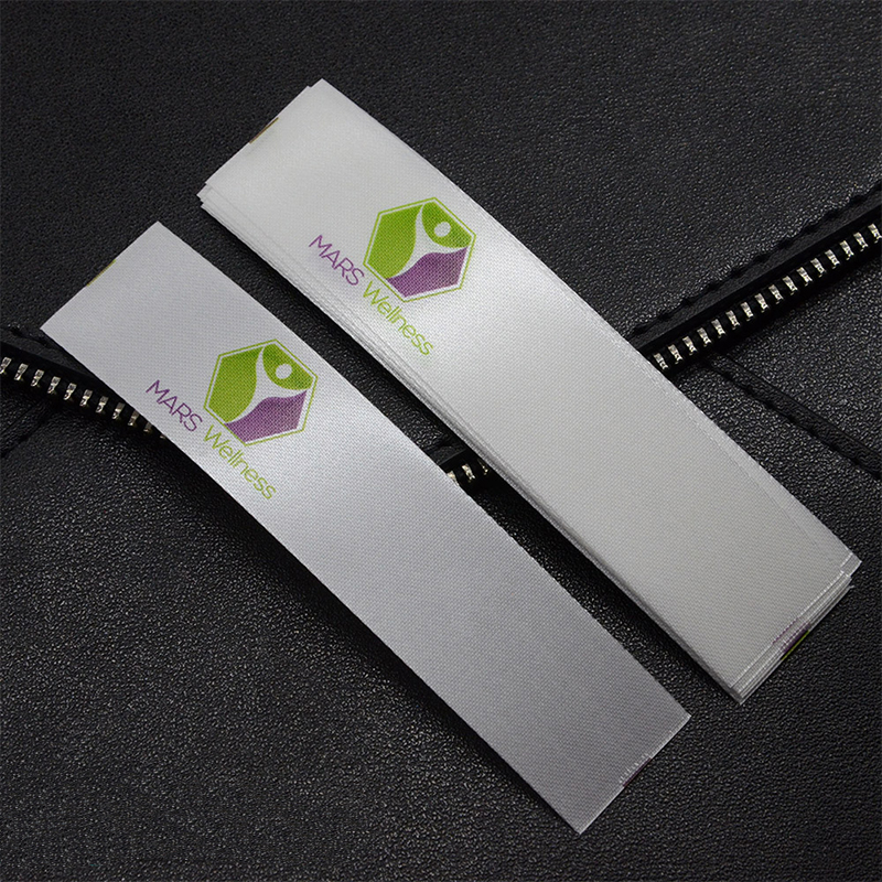 Satin / Silk Printed Labels for Clothing, Shoes, Bag and Home Textile