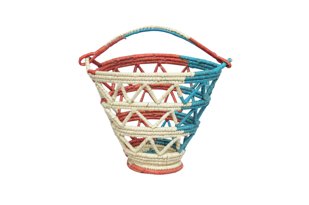 Hand made wooden basket