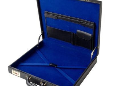 MASONIC REGALIA APRON HARD CASE/BRIEFCASE MM/WM MASON APRON BOX