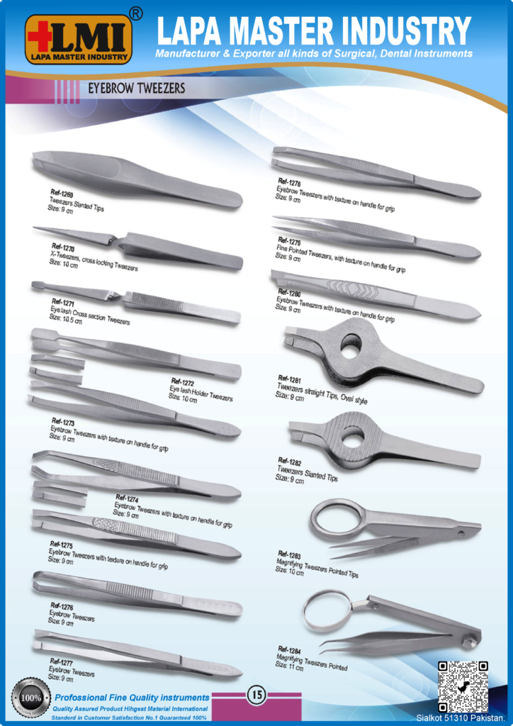 Tweezers Beauty Instruments, Manicure, Pedicure Implements