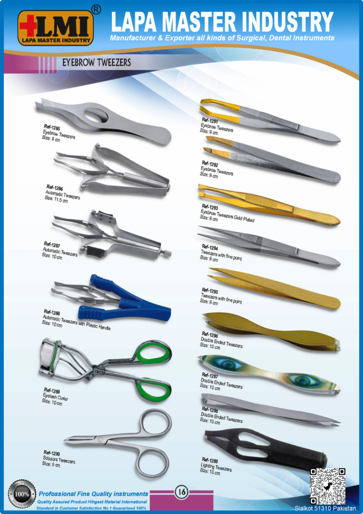 Tweezers Beauty Instruments, Manicure, Pedicure Implements