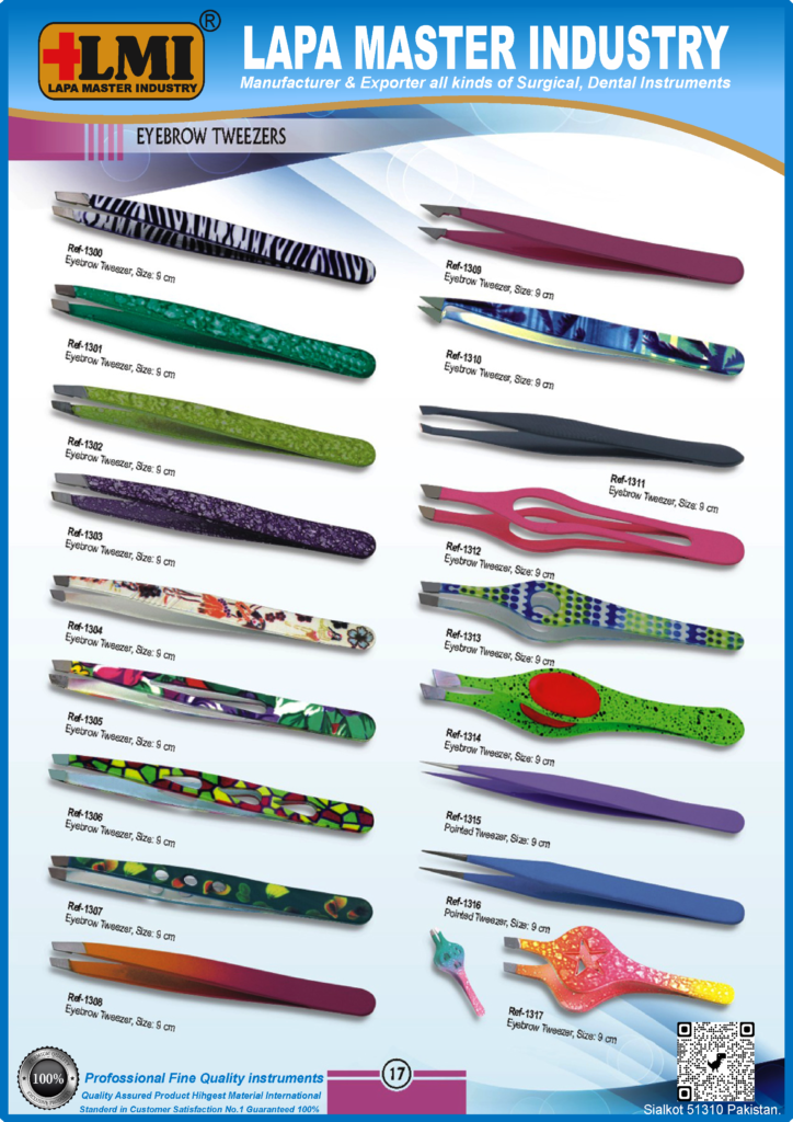 Tweezers Beauty Instruments, Manicure, Pedicure Implements