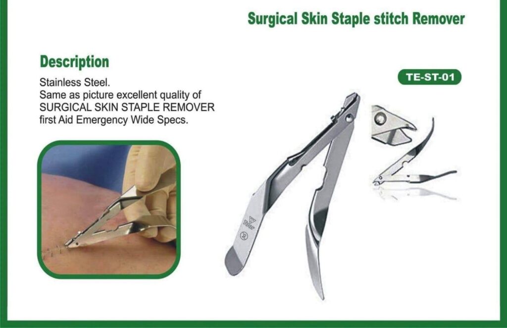 Surgical Skin Staple Stitches Remover