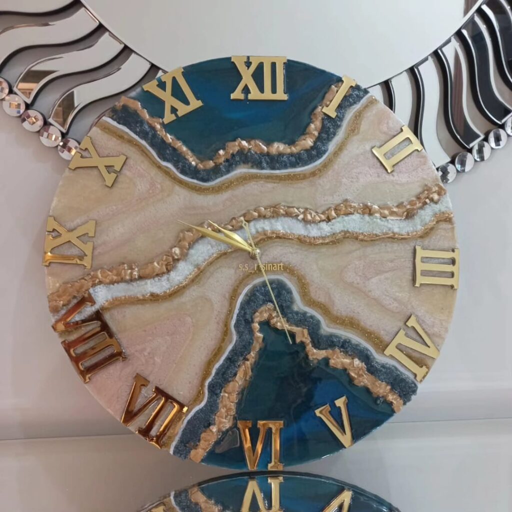 Resin Art Products (Clocks, Trays, Decoration Pieces)