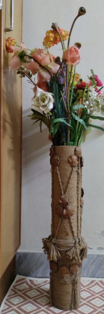 Hand made flower wass