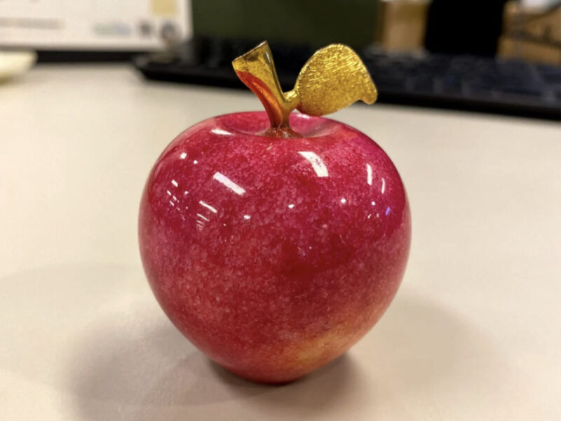 Paperweight apple 4x4