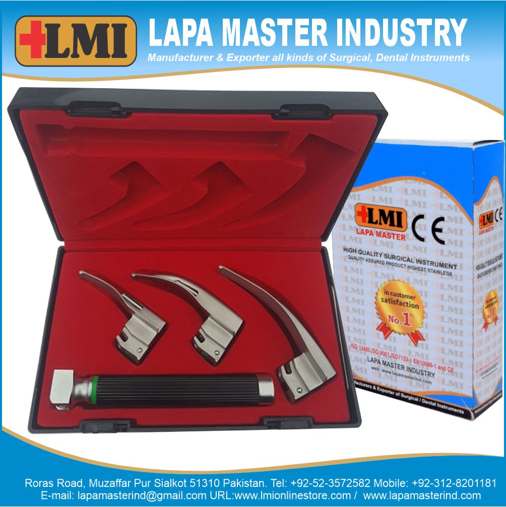 ENT Diagnostic Sets, Laryngoscopes Sets, Surgical instruments, Medical Health Care.