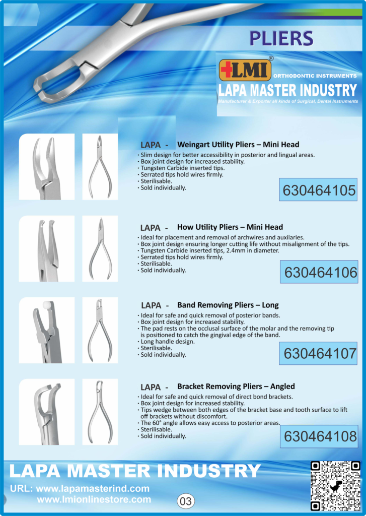 Orthodontic instruments, Dental instruments, Medical Heath Care,