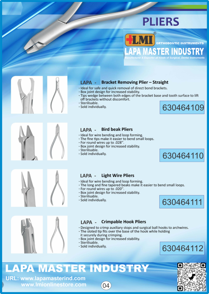 Orthodontic instruments, Dental instruments, Medical Heath Care,