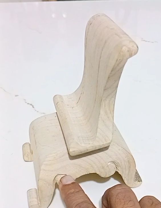 Hand made mobile stand