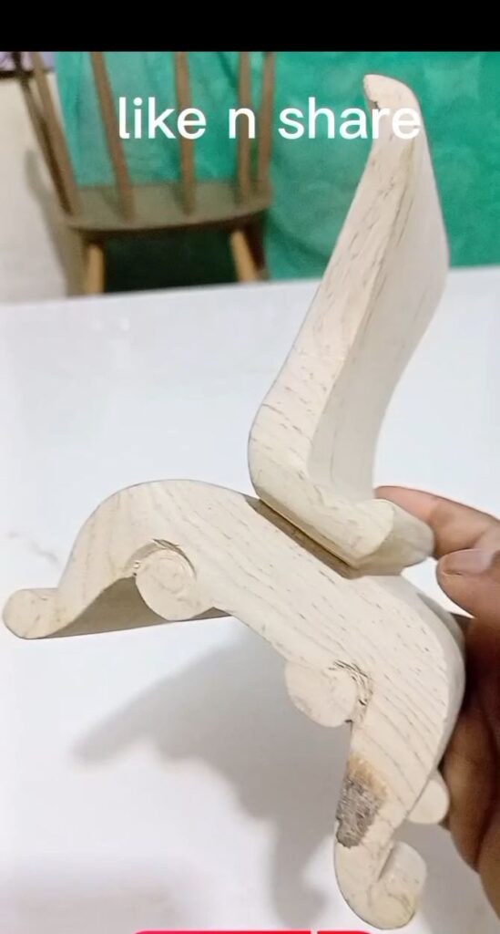 Hand made mobile stand