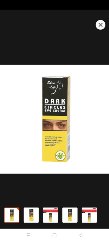 dark circles under eyes cream