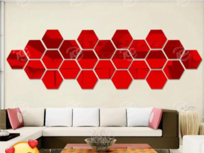 3D wall decoration mirror