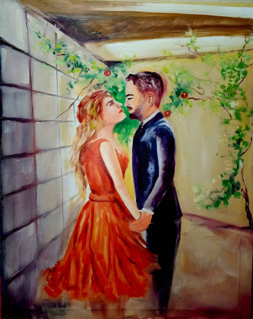 Tender Encounters The Moment Before a Whispered Kiss