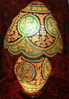 Handicraft night view lamp