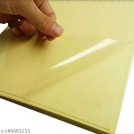 50 Sheets A4 Self-Adhesive Sticker Transparent (PVC) Paper for Inkjet Printer