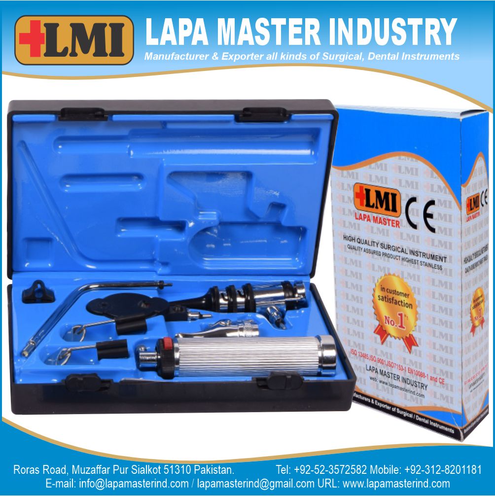ENT Diagnostic Sets, Laryngoscopes Sets, Surgical instruments, Medical Health Care.