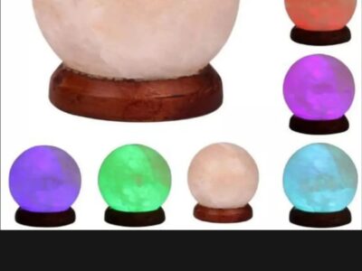 Multi Color Chaning USB Ball shape Himalayan Salt Lamp