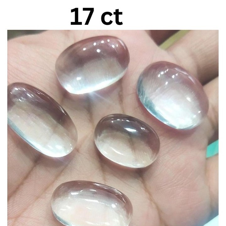 100% Natural Original dur e najaf (pearl of najaf) Variety of Quartz Gum Stone free lab certificate