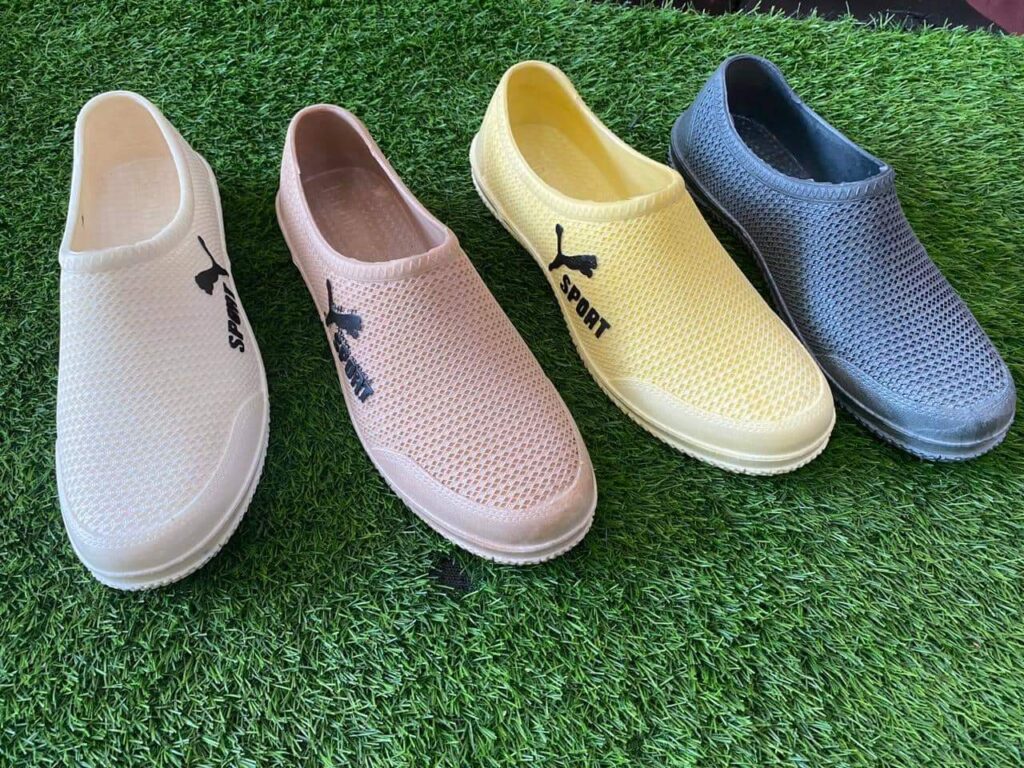 Plastic shoes