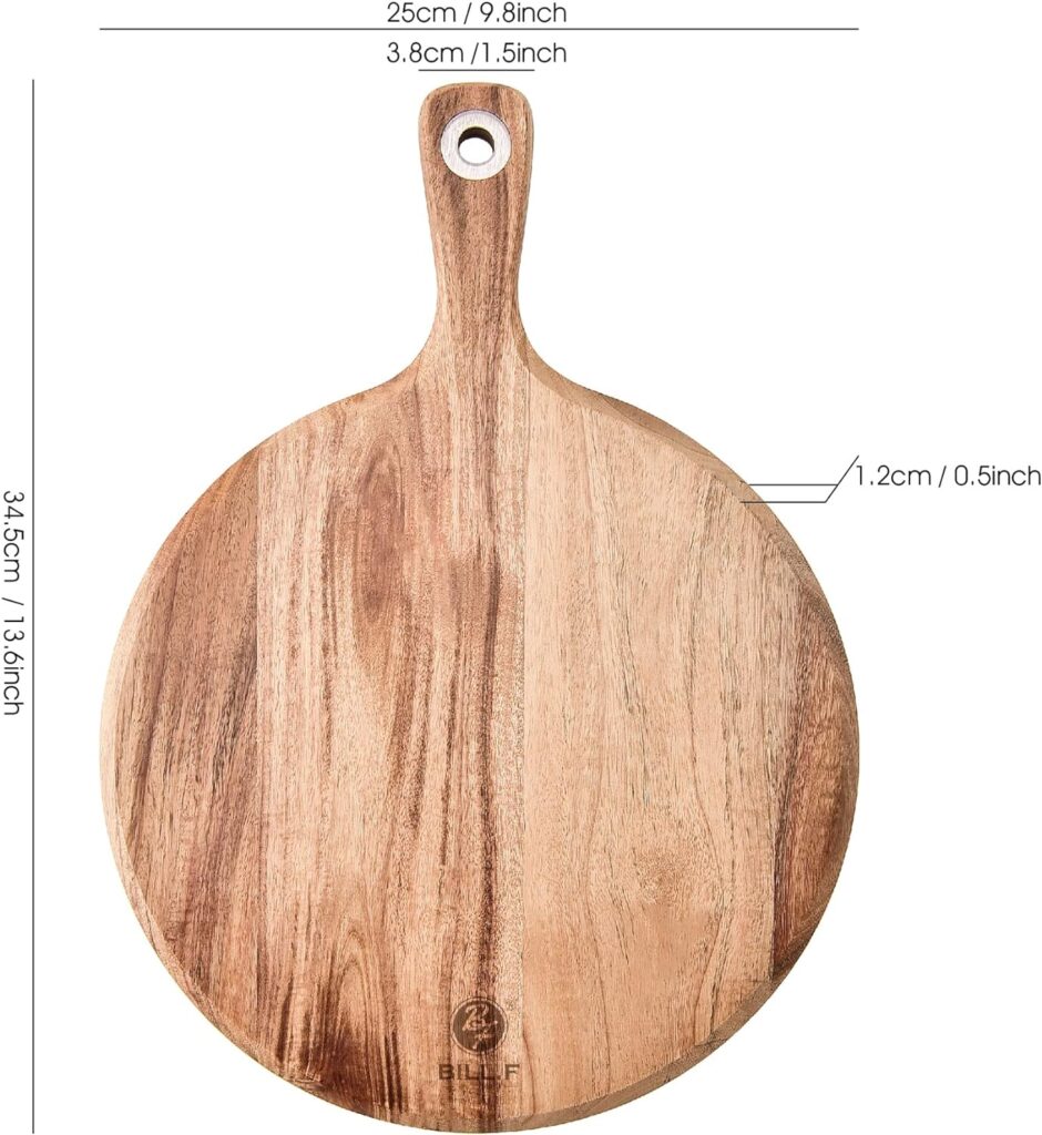 Round wooden serving boards -100