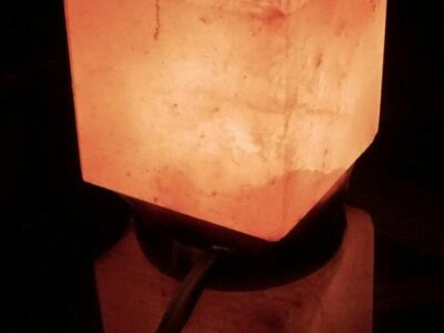 Pink salt lamps