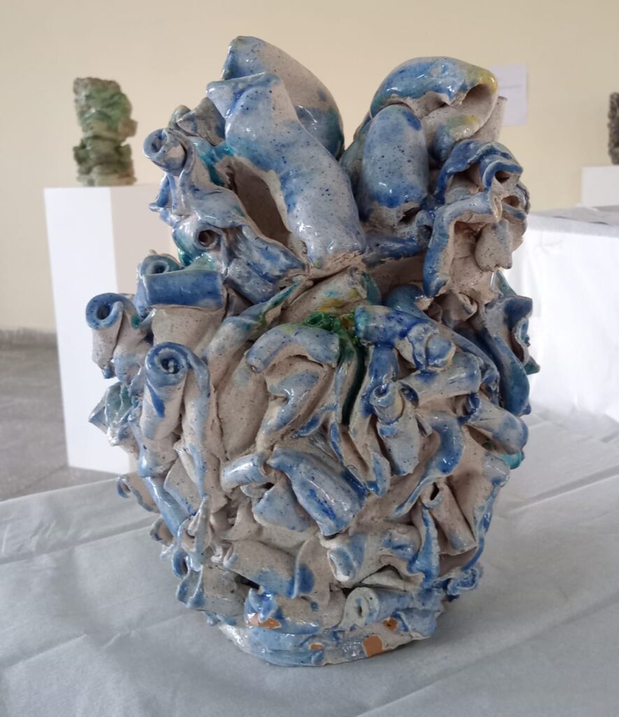 beautiful vase is art