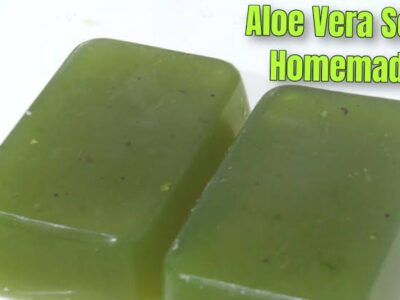 Homemade Aloevera soap