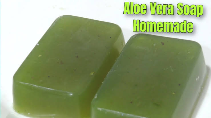 Homemade Aloevera soap