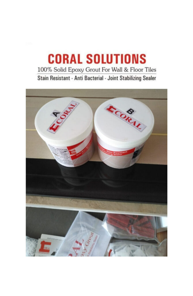 Coral 100% Solid Epoxy Grout (Star Series)