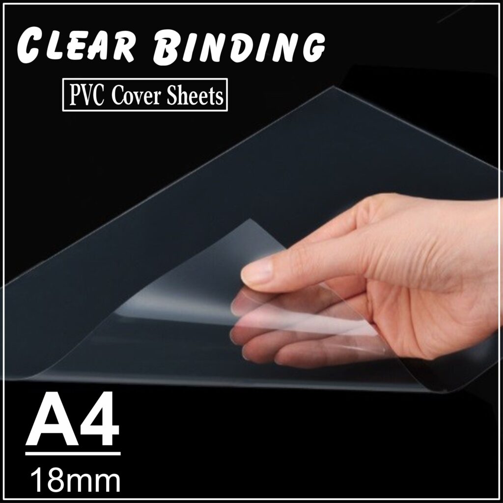 Binding Sheet A4 PVC Transparent pack of 50 pcs