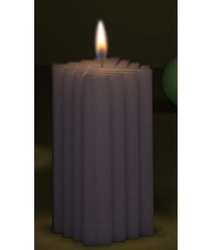 Shape Geometric candle