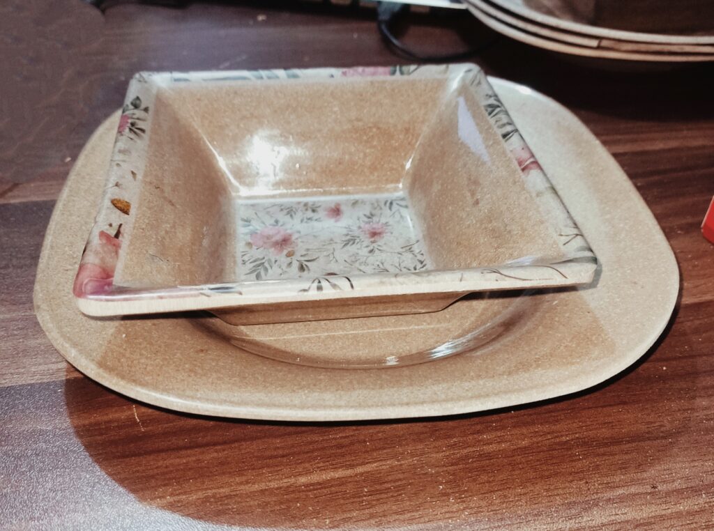 Rice Husk based Natural Material plates and bowls