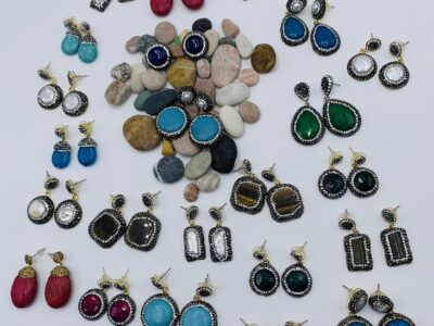 Turkish Semi Precious Stones Earrings