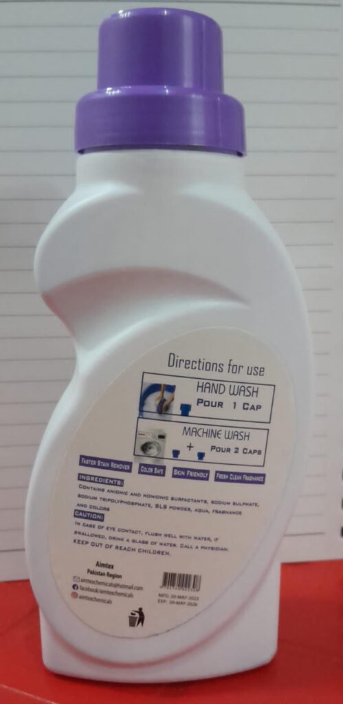 Liquid machine wash