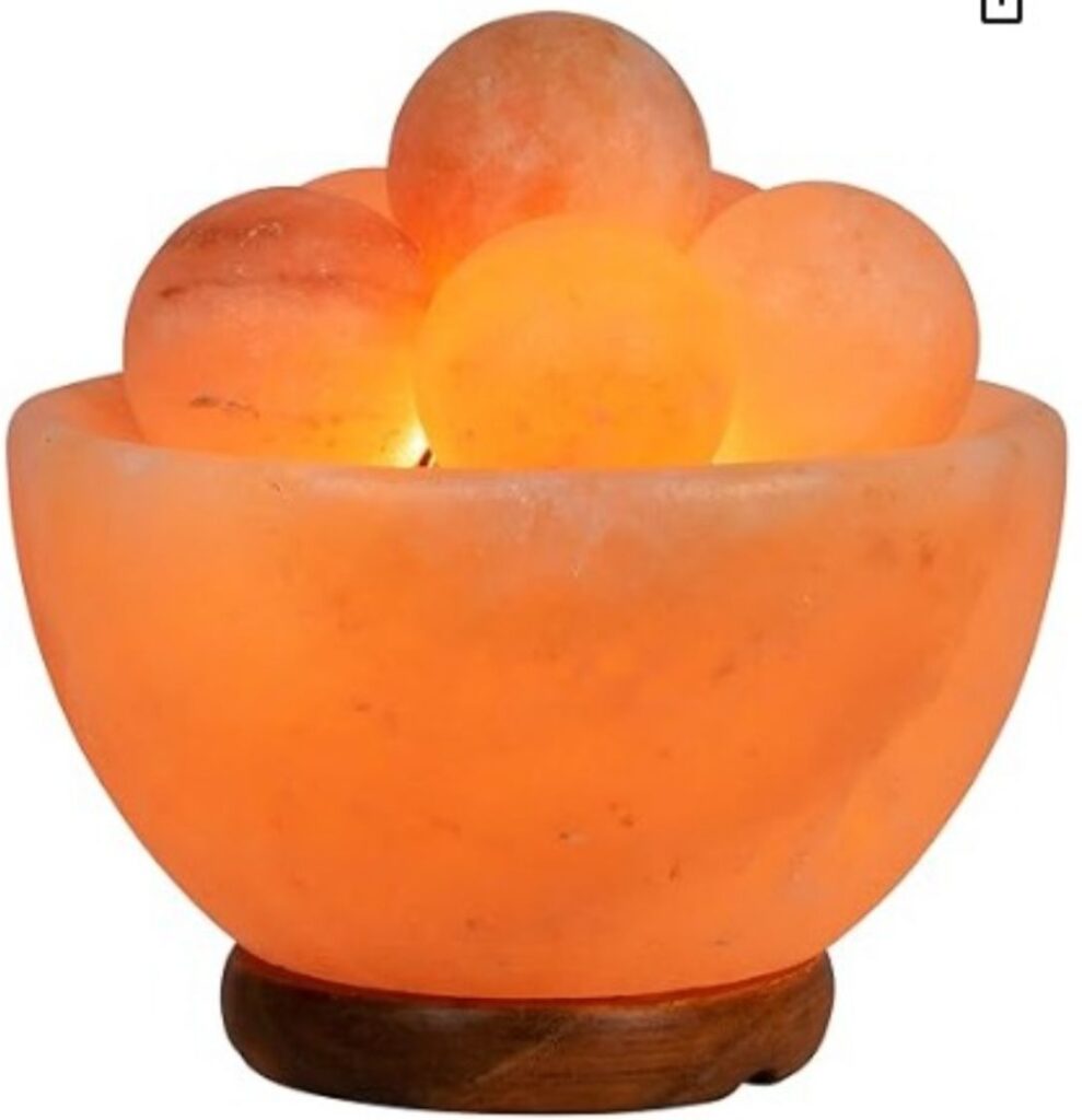 Himalayan pink salt lamp
