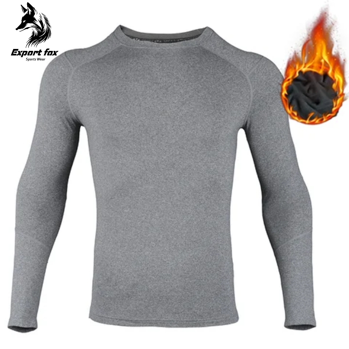 Mens warm dry fit gym wear shirt