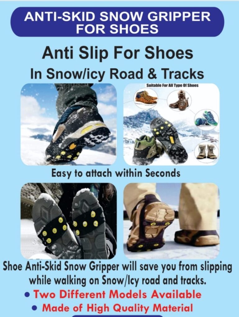 Crampons - Shoe Anti Skid Snow Gripper