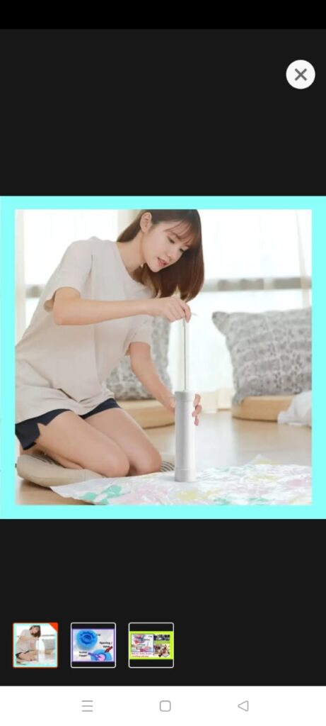 Vacuum bags for traveling