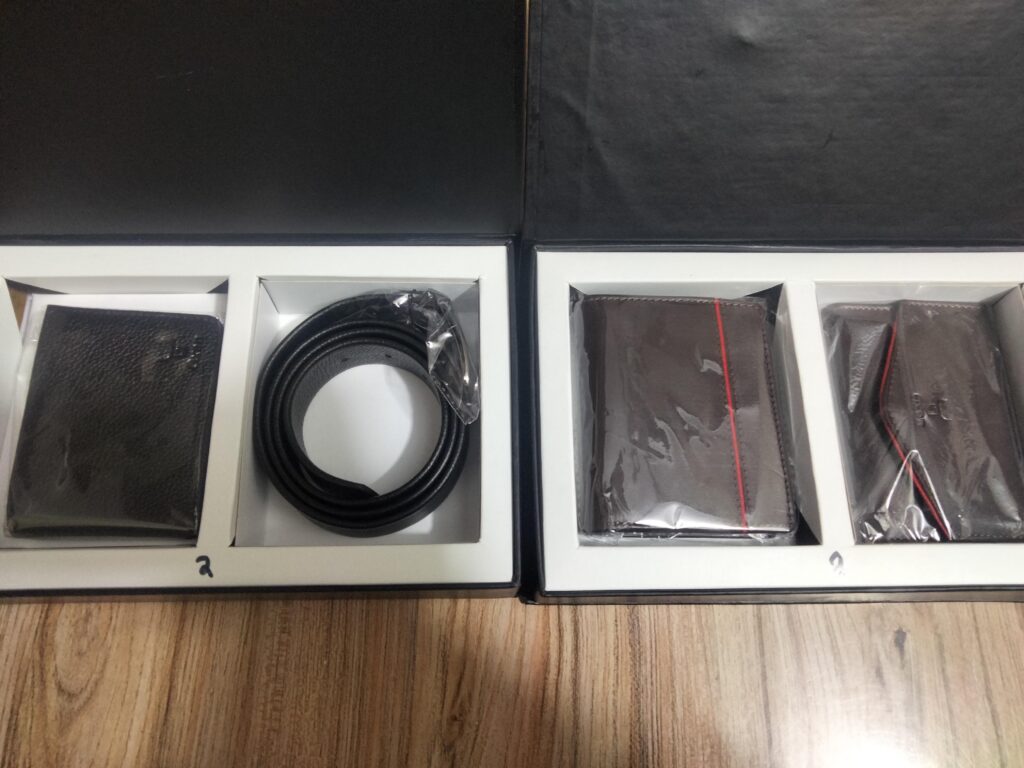 Pure leather mens wallet