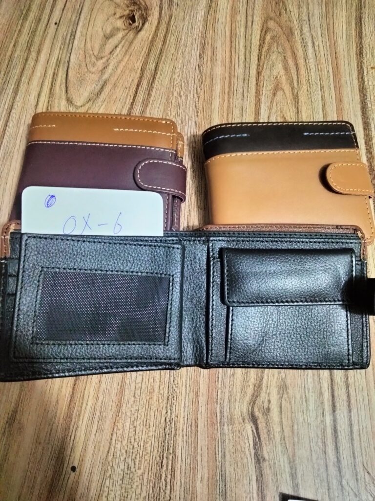 Pure leather mens wallet
