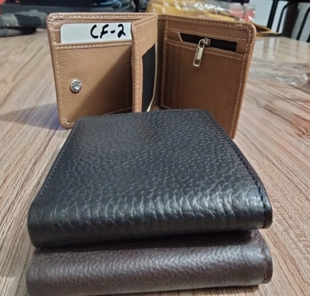 Pure leather mens wallet