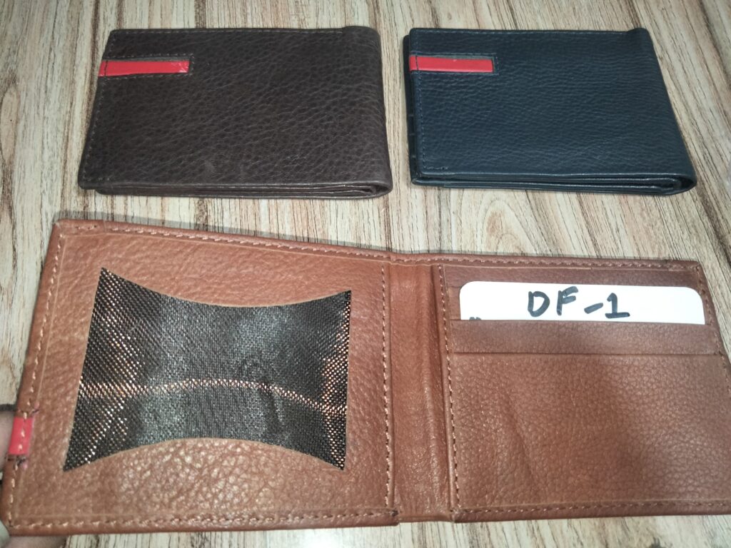 Pure leather mens wallet