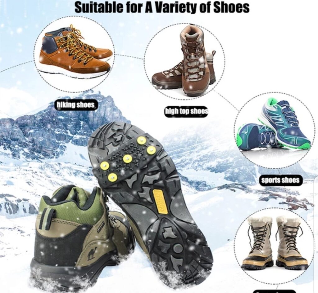 Crampons - Shoe Anti Skid Snow Gripper