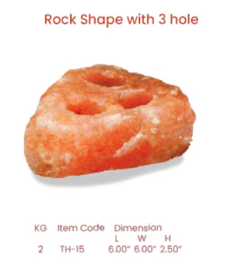 Himalayan pink salt candel holder